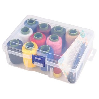 코리드리 10색 반짇고리 세트 가정용 바느질 키트, 혼합색상, 1세트