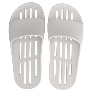 쟈니베어 프리미엄EVA 부드러운 플랫 물빠짐 욕실화, 1개, 소프트 그레이