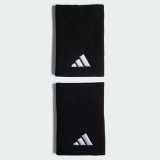 아디다스 남성용 테니스 손목밴드 IC3568, 블랙 +  블랙 + 화이트, 2개