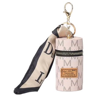 MEICHEL Develo Monogram 絲巾點綴罐形手拿包 11318