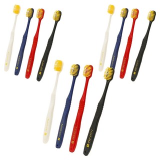 마하 와이드 헤드 칫솔 4종 x 3p 세트, 1세트