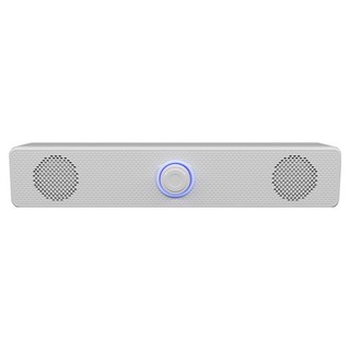 이버프 컴퓨터 사운드바 스피커, 화이트, EBS-SG1