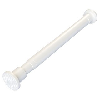 Bodamoga 多用途免鑽孔超強力支撐不鏽鋼伸縮桿, 白色