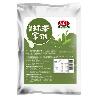 馬玉山 靜岡抹茶拿鐵, 1kg, 1個, 1個裝