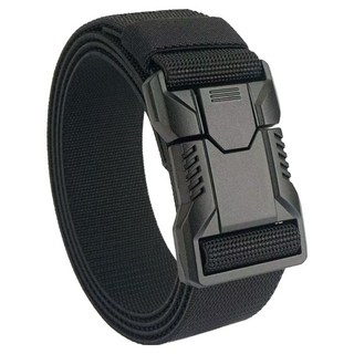HOHO 남성용 나일론 아웃도어 스포츠 벨트, 블랙, 1개