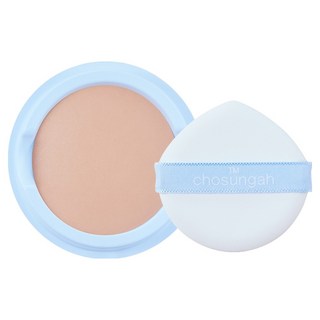 chosungah tm Bounce Up Ultra 山茶花限定版氣墊粉餅補充蕊 11g, 01 亮膚色, 1個