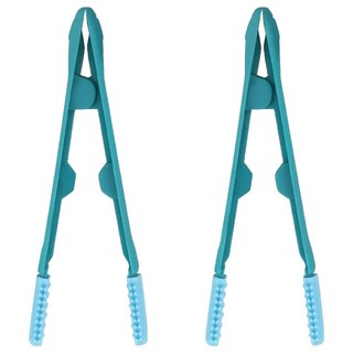 寵物眼部清潔軟刷, 藍綠色, 2個