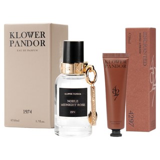 KP記憶香氛 台灣公司貨 記憶香氛日常組 紳夜玫瑰記憶香水 + 荒野玫瑰香水滋潤護手霜, 1套