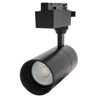 KDT 원통 스포트 LED COB 레일조명 10W, 블랙 + 전구색, 1개