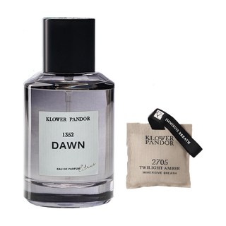 KLOWER PANDOR 記憶香氛 輕香日常組 曙光香水 + 暮光琥珀 空間香氛包, 1套