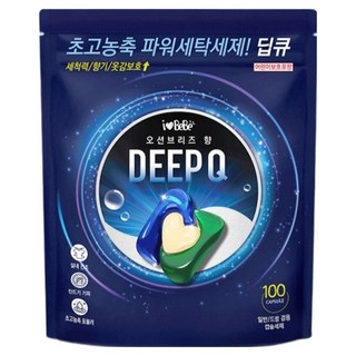 아이러브베베 딥큐 캡슐세제 오션브리즈향 1kg, 100개입, 1개