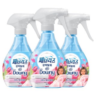 페브리즈 섬유탈취제 다우니 에이프릴향 본품, 360ml, 3개