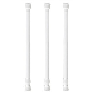FANCY LIFE 免打孔伸縮桿, 白色
