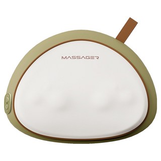 家用電動熱敷腰椎按摩器, 青綠色, 72EAT59F1