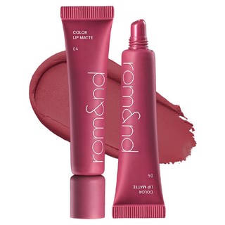 rom&nd 台灣公司貨 雲柔唇泥 8g, 04 復古櫻桃, 1個