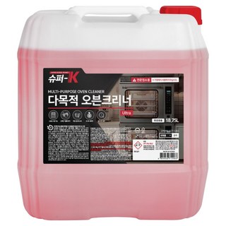 슈퍼케이 업소용 오븐크리너 대용량 다목적 초강력 기름때 제거 클리너, 18.75L, 1개