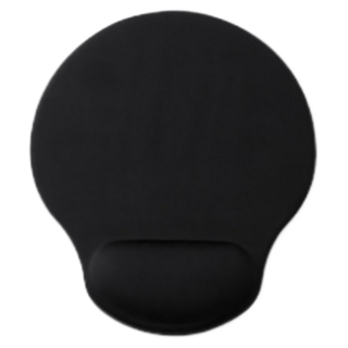 넥스픽 부드러운 손목 보호 마우스패드, 블랙, 1개