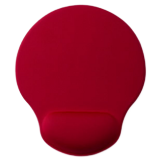 넥스픽 부드러운 손목 보호 마우스패드, 레드, 1개