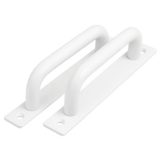 LIVINGiF 圓形傢俱板狀把手 小, 白色, 2個