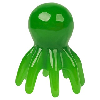 Selvia 章魚造型頭皮身體指壓按摩刮痧板, 綠色, 1個