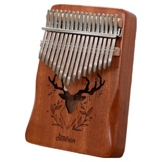 KANGA 高級音箱款桃花心木17音卡林巴 D07, 1個