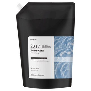Merhent 保濕沐浴乳 白麝香香氣 補充包, 1個, 2L
