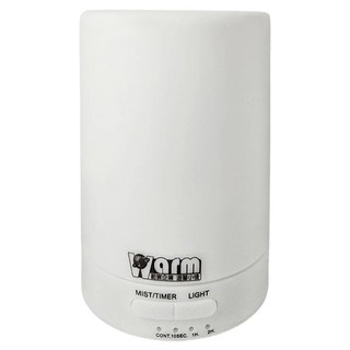 Warm 燈控/定時超音波負離子水氧機 2代機, W-116S, 白色 + 七彩燈