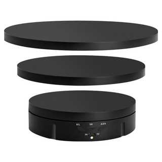 三合一智能旋轉展示台 黑色款, 1個