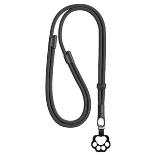 Nexpick 防纏繞手機防盜肩背式掛繩, 黑色, 1個