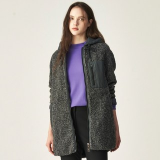 Olivia Lauren 長版鋪棉刷毛外套 VVBCL5W9491