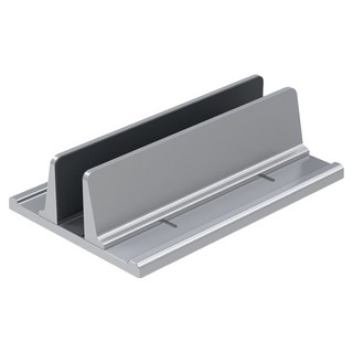 Lestar 鋁合金可調整筆電支架 單槽款 KM25, 1個, 銀色