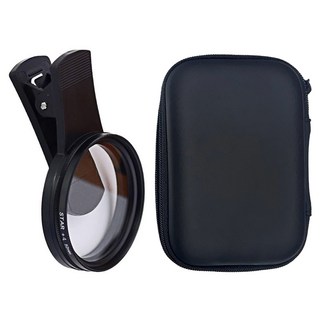 星光鏡 4線 附拉鍊包 52mm, 1個, 黑色