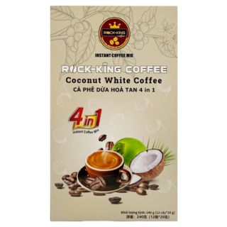 ROCK-KING 越南悶蒸萃取椰子咖啡, 1個, 20g, 12個裝