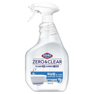 유한락스 멀티액션 제로엔클리어 욕실청소용 세정제, 1개, 920ml