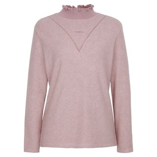 Olivia Lauren 女款針織半高領拼接T恤 VOCAL5W9211