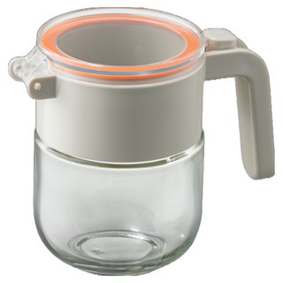 悠咔調味罐 白色, 1個, 300ml