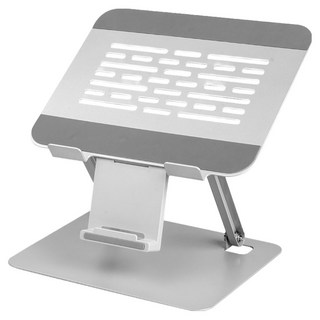 Lestar 筆電散熱支架 可折疊帶手機支架款 M21, 1個, 銀色