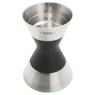 OXO 雙頭不銹鋼調酒量杯, 1個, 不銹鋼色