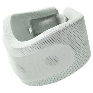 StarGo 防低頭頸托護頸帶 護頸枕 頸部舒壓支撐帶 非醫療用 頸椎牽引器 U型護頸枕頭 護頸脖套, 1個, 豆綠色