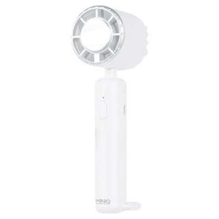 MINIQ 手持製冷風扇 2000mAh, FA-003, 白色