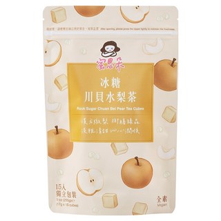 蜜思朵 NEW 冰糖川貝水梨茶, 15顆, 17g, 1袋