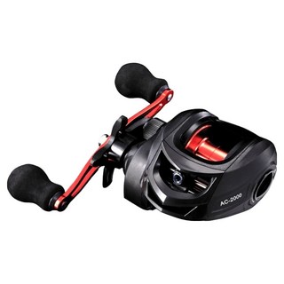 Rooblinos 漁線輪高強度主體金屬線杯高速比淡海水通用泛用水滴輪左手型號, 黑色, AC-2000