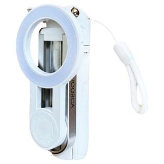 VOORCA 口袋自拍桿, P15 mini, 白色, 1個