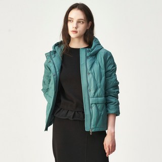 Olivia Lauren 女士蠶繭廓形絎縫刺繡羽絨外套 VOBKD5W9326