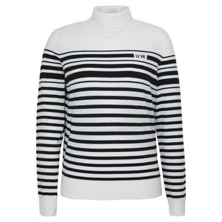 Olivia Lauren 女款高領條紋套頭衫 VVBBL5W9381