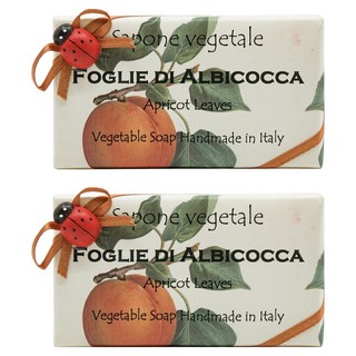 알카미아비누 무당벌레 향수 비누 포그리 디 알비코카, 200g, 2개