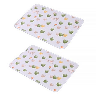 西格傢飾 多功能防水透氣保潔墊 2個, 小時光 白色