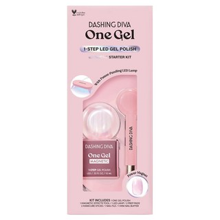 데싱디바 원젤 마그네틱 젤네일 키트, 문 블러쉬, 1개