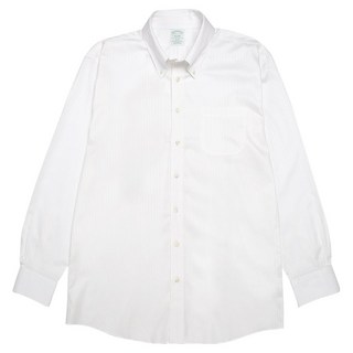 BrooksBrothers 男士免燙多臂條紋正裝襯衫