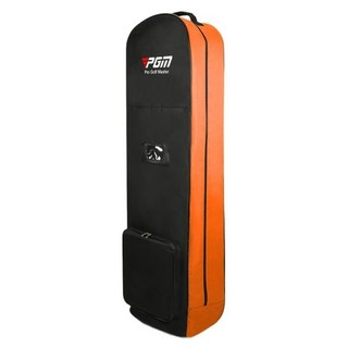 PGM Golf 高爾夫航空包/有滑輪託運球包 PG106, 黑橘色